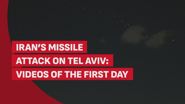Iran's missile attack on Tel Aviv: videos of the first day