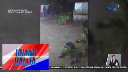 Malakas na ulan, nagdulot ng baha sa ilang bahagi ng Maguindanao at Davao | Unang Balita