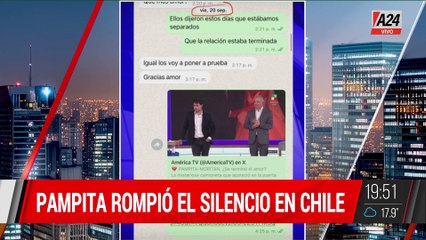 PAMPITA ROMPIÓ EL SILENCIO EN CHILE SOBRE GARCÍA MORITÁN
