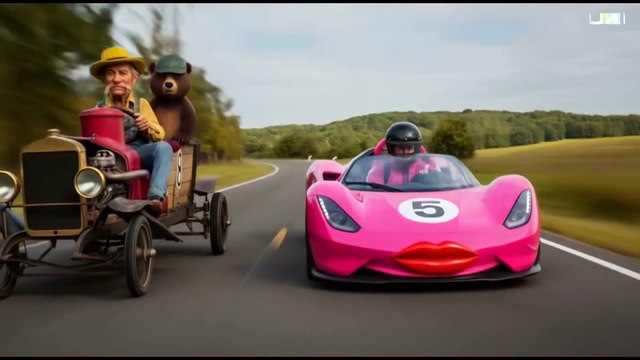 Corrida Maluca - The Wacky Races Created with AI