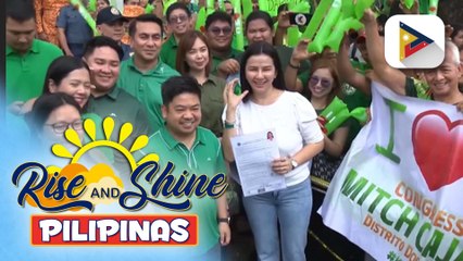 Paghahain ng COC sa Comelec - NCR sa San Juan, naging mala-fiesta;