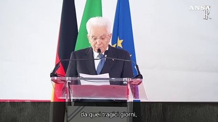 Mattarella: "Marzabotto e Monte Sole fondamenta dell'intera Europa"