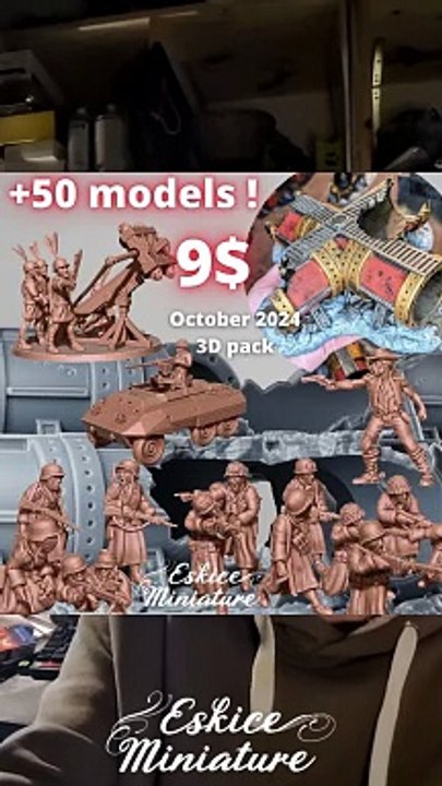 Pack 3D Octobre 2024 en ligne !