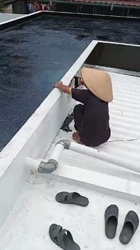 Cara Mengatasi Dak Beton Yang Bocor dan Rembes Menggunakan Aspal Cair