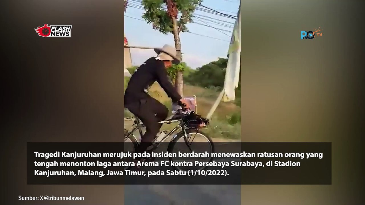 Viral Pak Midun Gowes Malang-Jakarta Demi Kawal...