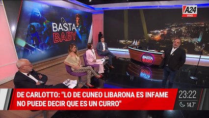DE CARLOTTO: "LO DE CÚNEO LIBARONA ES INFAME, NO PUEDE DECIR QUE ES UN CURRO"