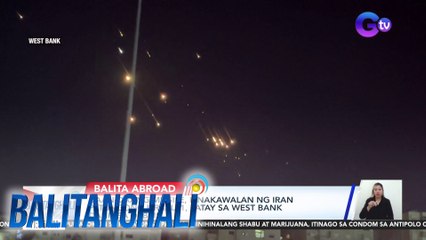 Daan-daang missile, pinakawalan ng Iran patungong Israel; 1, patay sa West Bank dahil sa debris | Balitanghali