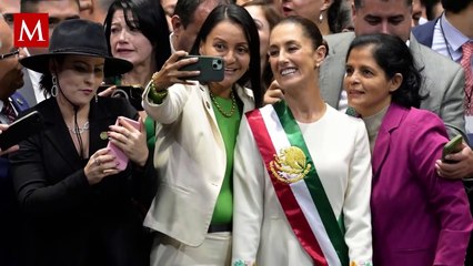 Calderón y Peña Nieto envían mensajes a Sheinbaum tras su toma de posesión