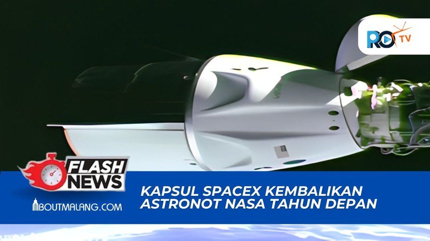 ASTRONOT NASA TERJEBAK BERSUKA CITA MENANTI KAPSUL SPACEX UNTUK PULANG TAHUN DEPAN