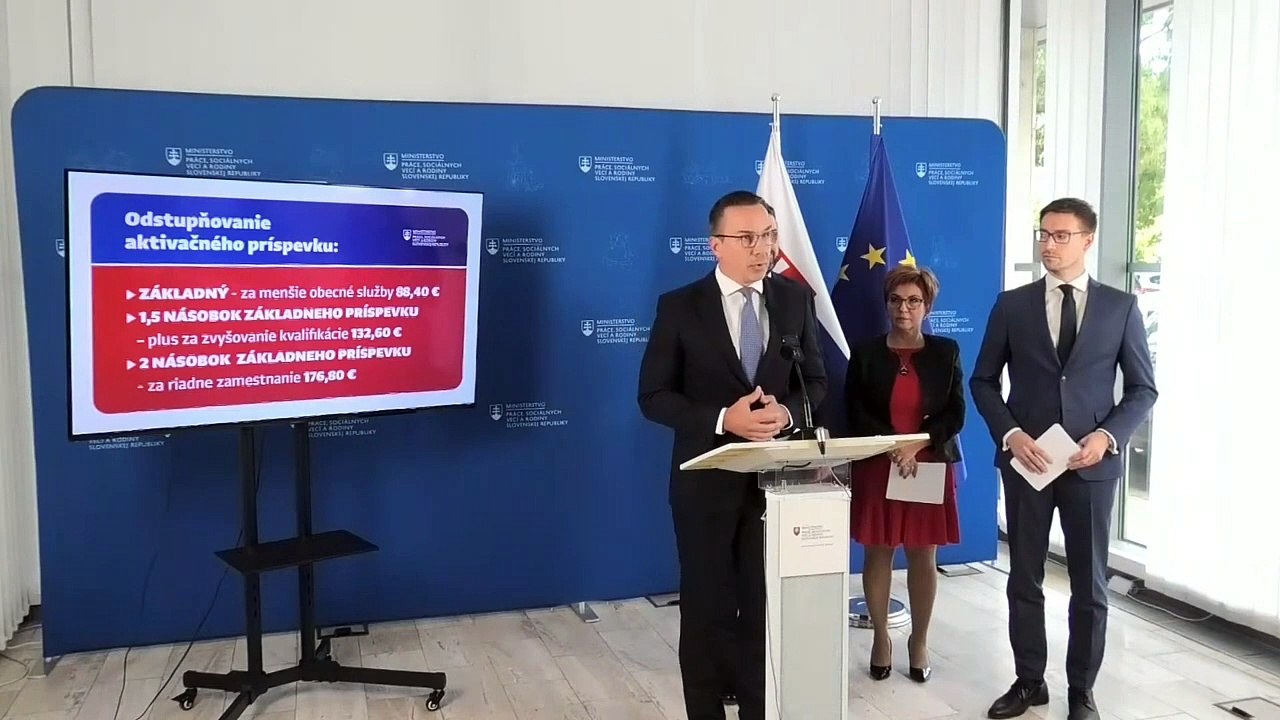 ZÁZNAM: MPSVR plánuje zaviesť krátenie či odobranie dávky v hmotnej núdzi už budúci rok