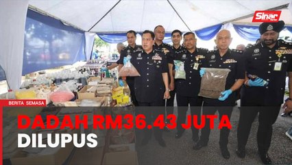 Dadah bernilai RM36.43 juta dilupuskan
