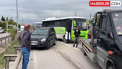 Halk Otobüsü Şoförü Kucağındaki Çocukla Araç Kullandı