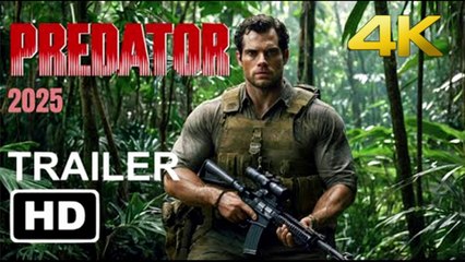 The Predator 4k Teaser Trailer Live action (2025) Henry Cavill, Dave Bautista _