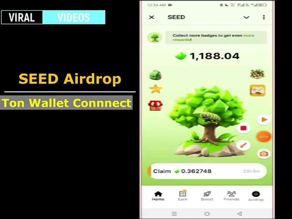 How to Connect Ton Wallet with SEED Airdrop