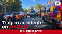 La actuación de Emergencias Madrid después de que una moto arrollara a dos peatones en Chamartín