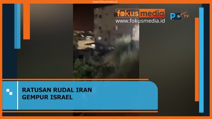 ISRAEL Digempur Ratusan Rudal IRAN