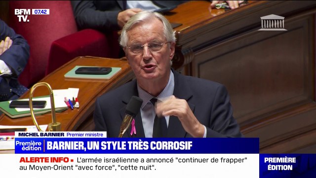 Je n'ai pas envie de polémiques avec vous et je n'ai pas le temps : le style corrosif de Michel Barnier à l'Assemblée nationale