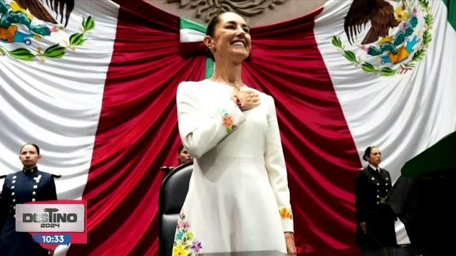 “Llegamos todas”. Así fue la toma de protesta de Claudia Sheinbaum