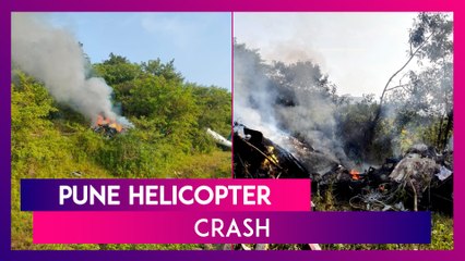Helicopter Crashes In Pune’s Bavdhan, 3 Dead, Rescue Operation Underway