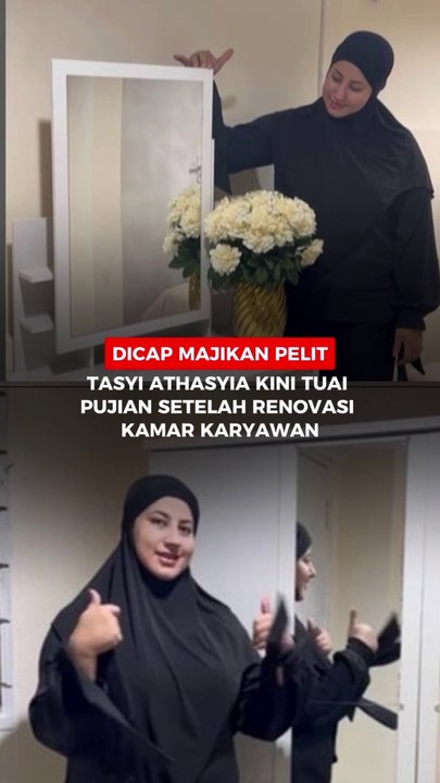 Dicap Majikan Pelit, Tasyi Athasyia Kini Tuai Pujian Setelah Renovasi Kamar Karyawan