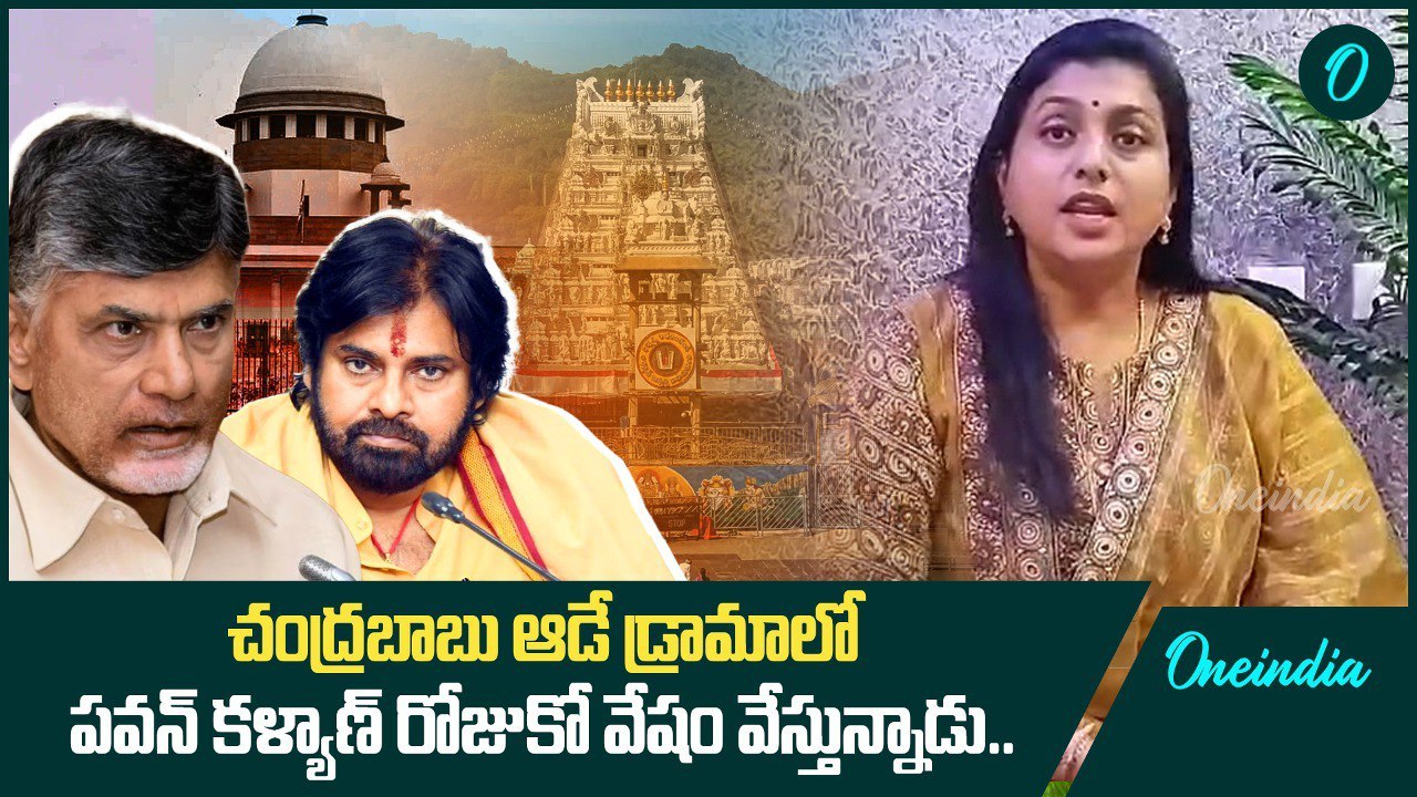 Purandeswari వ్యాఖ్యలకు Roja Counter... బావ కళ్ళలో ఆనందం కోసమే ఇదంతా | Oneindia Telugu