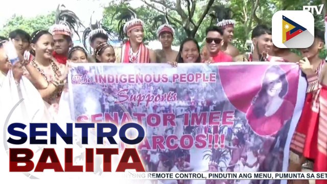 Sen. Imee Marcos at mga dating senador na sina Tito Sotto at Panfilo Lacson, kabilang sa mga naghain ng kanilang COCs ngayong araw