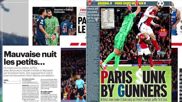 La presse européenne démonte le PSG, Brest choque l’Europe