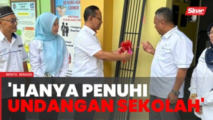 'Saya hanya penuhi jemputan sekolah' - Suhaizan dikritik rasmi penutup longkang