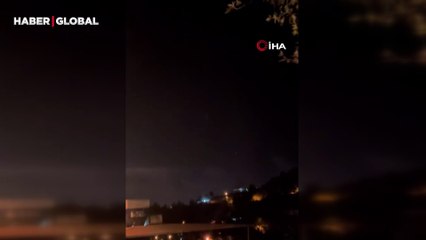 İsrail’e giden füzeler Türkiye’nin en güneyinde görüldü: Vatandaşlar heyecan yaşadı