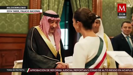 Claudia Sheinbaum da la bienvenida a su nuevo gabinete y líderes internacionales
