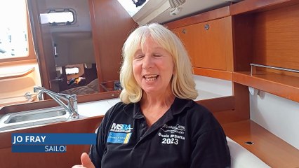 Jo Fray, from Sheppey, sailed around Great Britain on her own