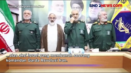 Rekaman Serangan Iran Hujani Israel dengan Ratusan Rudal Balistik