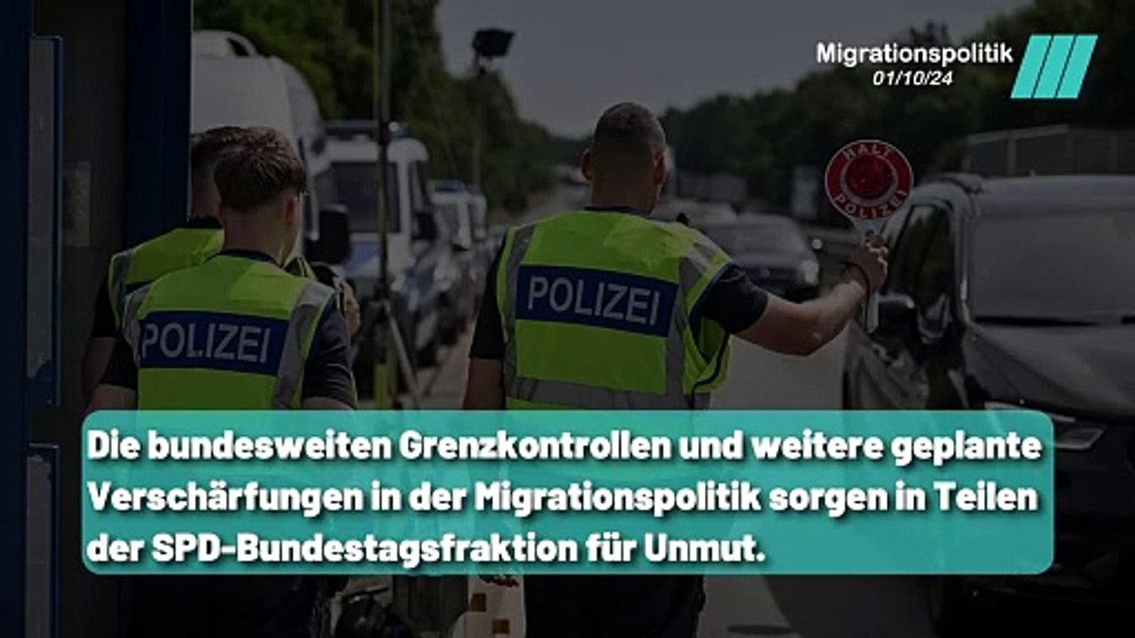 Die neuen Migrationsmaßnahmen spalten die Partei