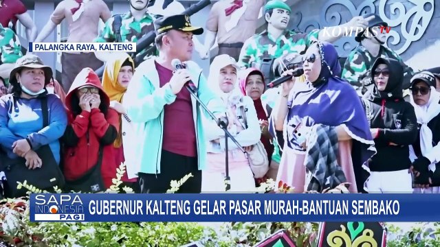 Gubernur Kalteng Gelar Pasar Murah dan Bagi-Bagi Sembako Gratis untuk Rakyat!