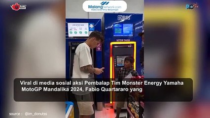 Fabio Quartarato Pembalap Motogp Beri Uang ke Bocil di Mandalika