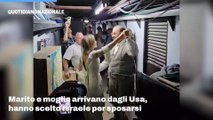 I missili non fermano la festa di nozze: gli sposi ballano nel bunker