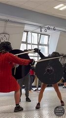 Premier cours d’escrime ancienne