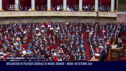 Séance publique à l'Assemblée nationale - Déclaration de politique générale : la feuille de route de Michel Barnier - 01/10/2024 (1ère partie)