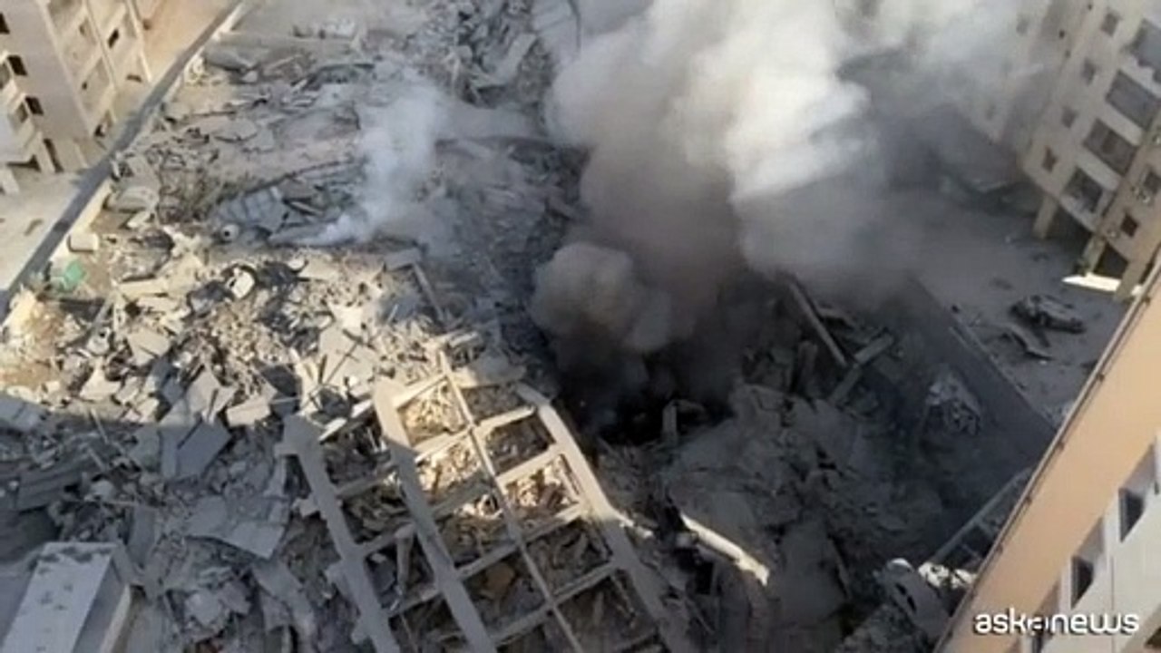 La devastazione a Beirut Sud dopo il raid israeliano
