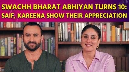 Saif-Kareena Extend Support to PM Modi's Swachh Bharat Mission on 10th Anniversary
