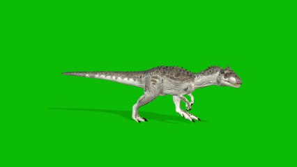 Dinosaur walking Green Screen 4K
