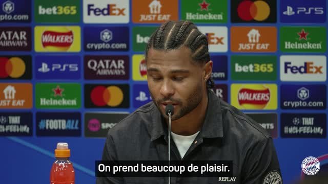 Bayern Munich - Gnabry : On prend beaucoup de plaisir