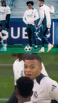 Dudaban de su adaptación al vestuario: vean lo que hace Mbappé al pasar al lado de Bellingham