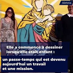 Street art religieux : elle crée des espaces de prière