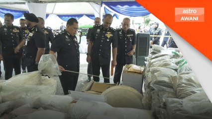 Polis Kuala Lumpur lupus dadah bernilai RM36.43 juta