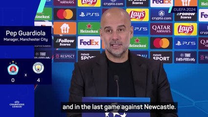 Foden looked back to his best against Bratislava - Guardiola