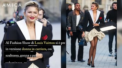 Il beauty look chic da copiare a Zendaya: pixie davanti, bun dietro