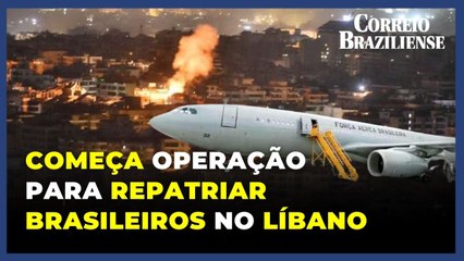 Primeiro voo para repatriação de brasileiros no Líbano decola