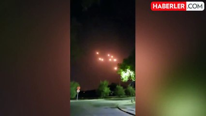 Beklenen oldu! İran, İsrail'i füzelerle vurdu