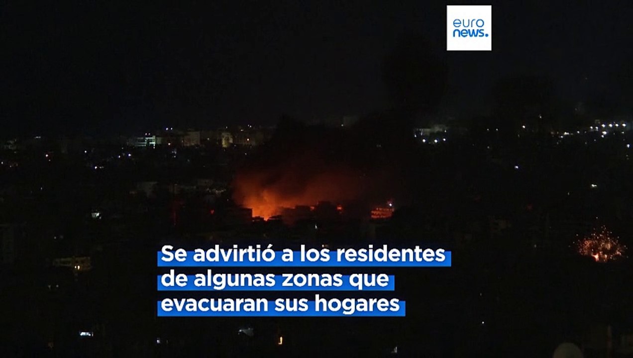 El Ejército israelí sigue atacando Beirut tras la ofensiva con misiles de Irán contra Israel